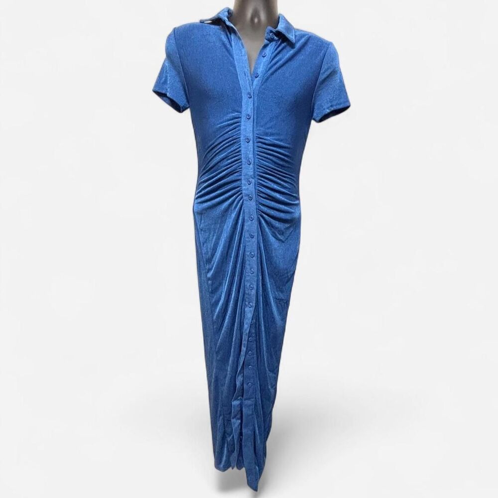 Fashion-nova Women's Blue Dress